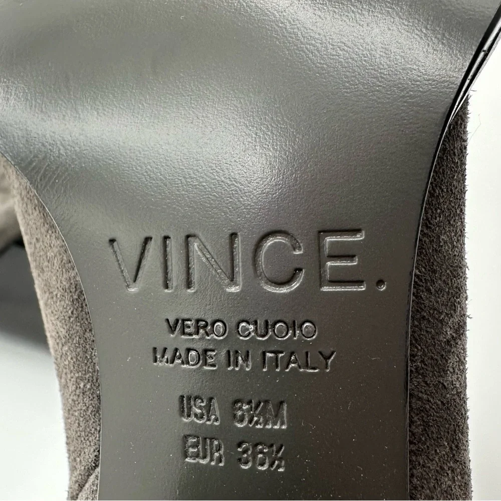 Vince Erving Ankle Boots in Grey Suede